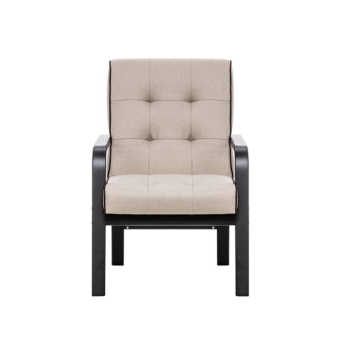 Кресло Модена серо-бежевого цвета - купить Интерьерные кресла по цене 15770.0