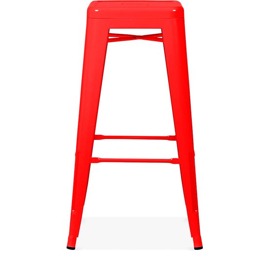 Барный стул Tolix красного цвета - купить Барные стулья по цене 3790.0