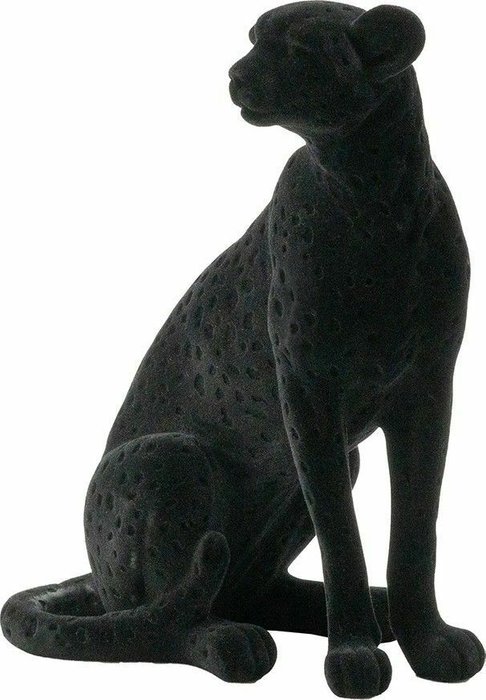 Фигурка Леопард черного цвета - купить Фигуры и статуэтки по цене 3890.0