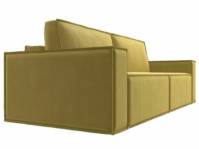 Прямой диван-кровать Куба желтого цвета - купить Прямые диваны по цене 57999.0