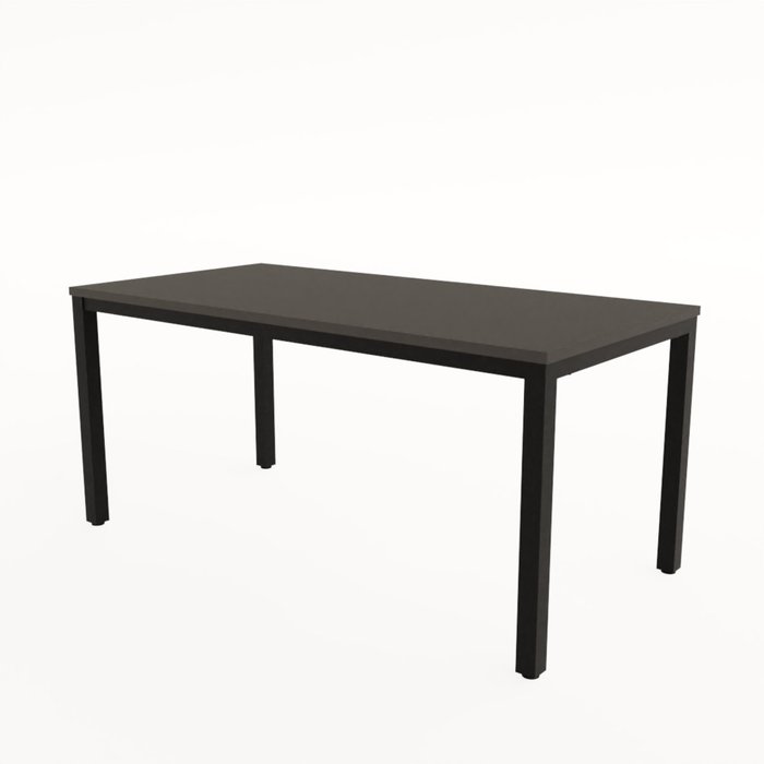 Обеденный стол Lanch 160х80 темно-серого цвета