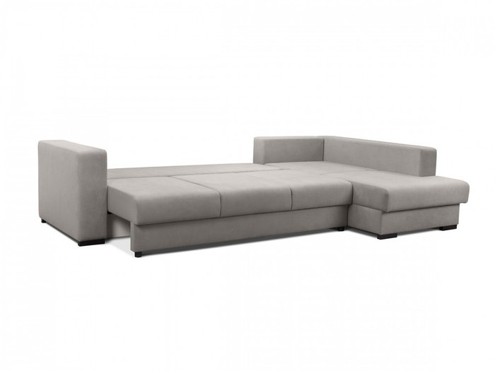 Угловой диван-кровать Плаза Макси серого цвета - купить Угловые диваны по цене 137859.0