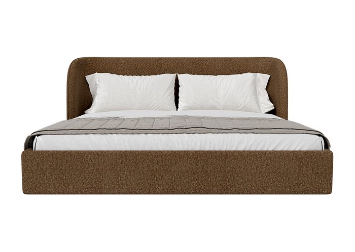 Кровать Classic 200х200 коричневого цвета с подъемным механизмом - купить Кровати для спальни по цене 124600.0 Кровать Classic 200х200 коричневого цвета с подъемным механизмом - купить Кровати для спальни по цене 124600.0