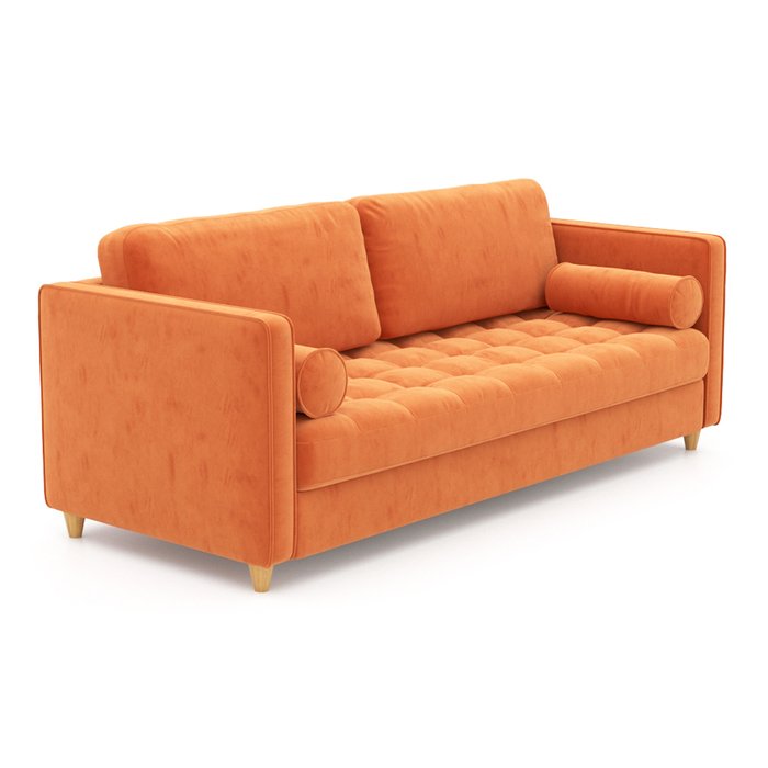 Диван-кровать Scott EKL оранжевого цвета - купить Прямые диваны по цене 63500.0