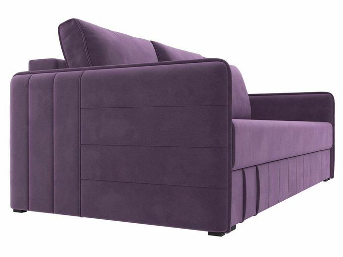 Прямой диван-кровать Слим сиреневого цвета с пружинным блоком - лучшие Прямые диваны в INMYROOM
