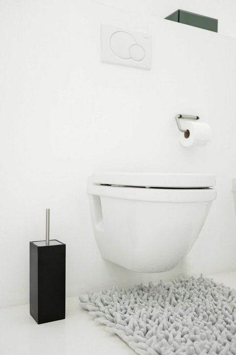 Ершик для ванной комнаты Moon черного цвета  - купить Ёршики по цене 9484.0