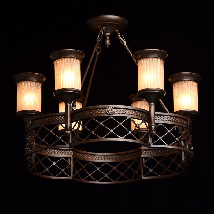 Потолочная люстра Айвенго в готическом стиле - купить Потолочные люстры по цене 81440.0