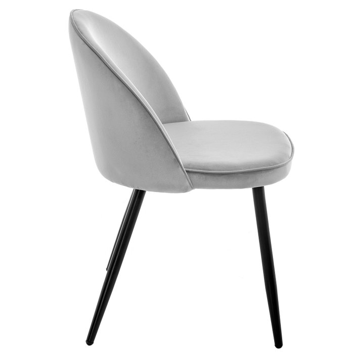 Мягкий стул Dodo светло-серого цвета  - лучшие Обеденные стулья в INMYROOM
