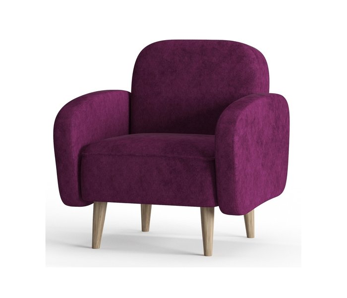 Кресло Бризби фиолетового цвета