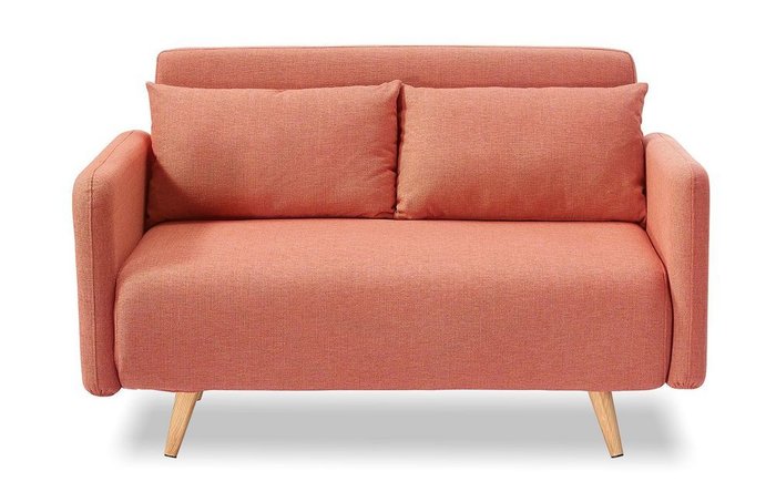 Диван-кровать Cardiff оранжевого цвета - лучшие Прямые диваны в INMYROOM