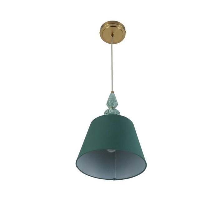 Подвесной светильник Vermont 8275/1A (ткань, цвет зеленый) - лучшие Подвесные светильники в INMYROOM
