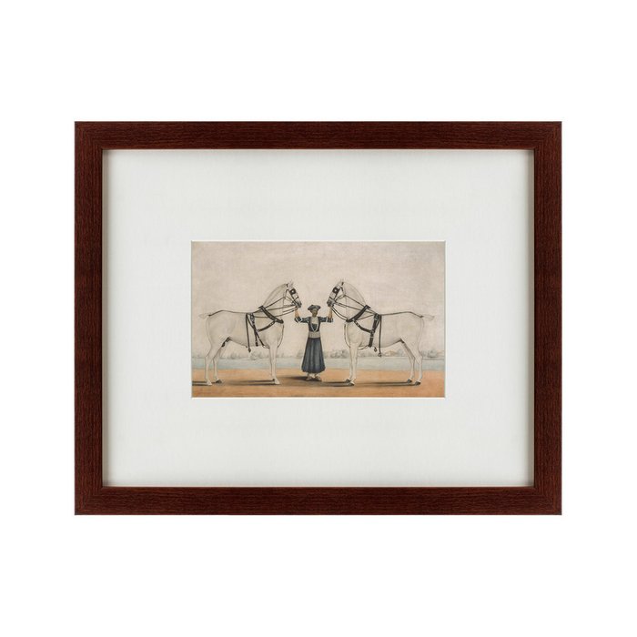 Картина Two Indian horses 1770 г.  - купить Картины по цене 4990.0