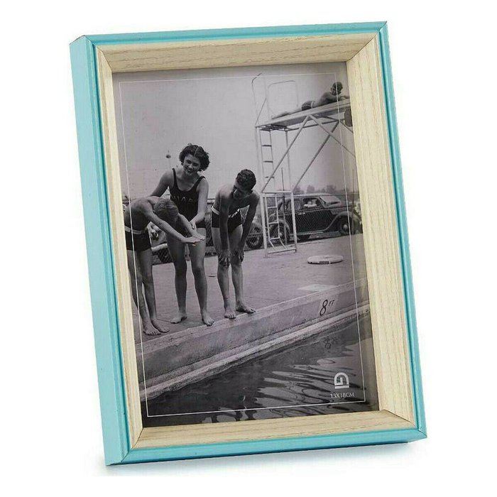 Фоторамка Стеклянный Синий Белый 3 x 20 x 15 cm Деревянный MDF (6 штук) - купить Рамки по цене 2615.0