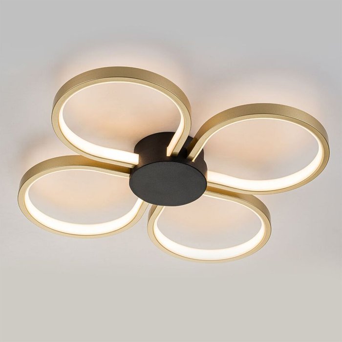 Потолочный светильник Clover 10243/4LED (металл, цвет золото) - лучшие Потолочные светильники в INMYROOM