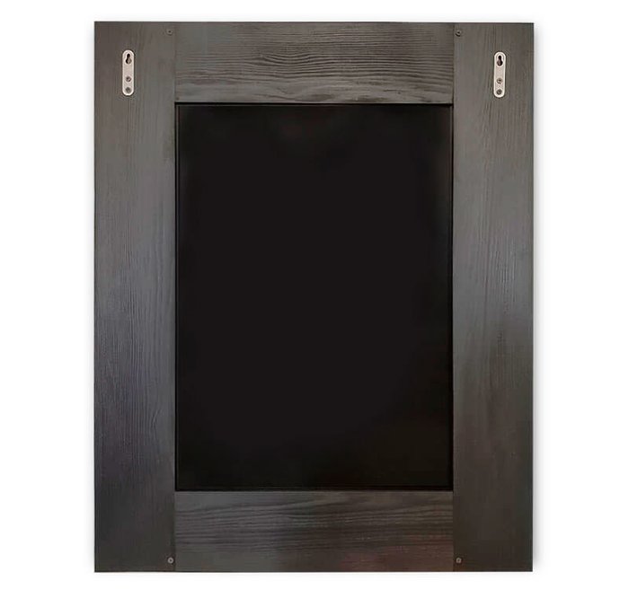 Настенное зеркало Кракелюр в раме из массива сосны серого цвета 55х55 - купить Настенные зеркала по цене 8990.0