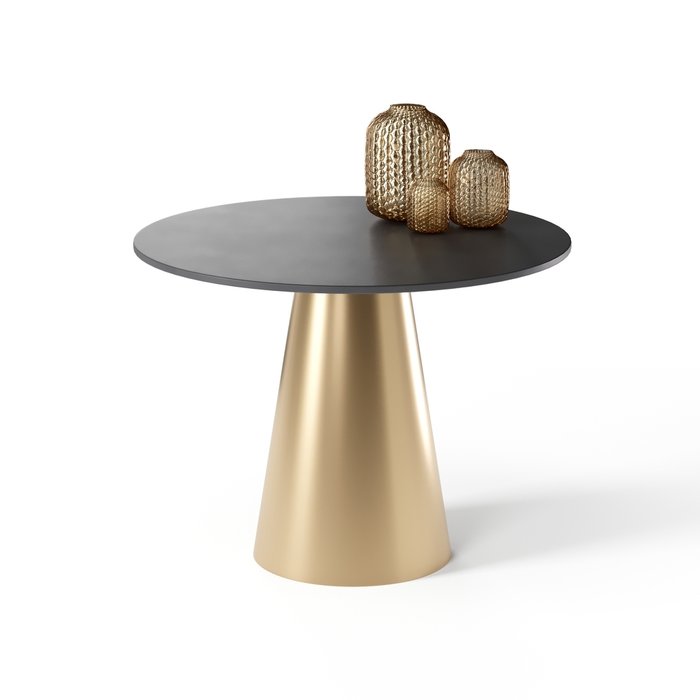Кофейный стол Зибаль на золотом основании - купить Кофейные столики по цене 23253.0