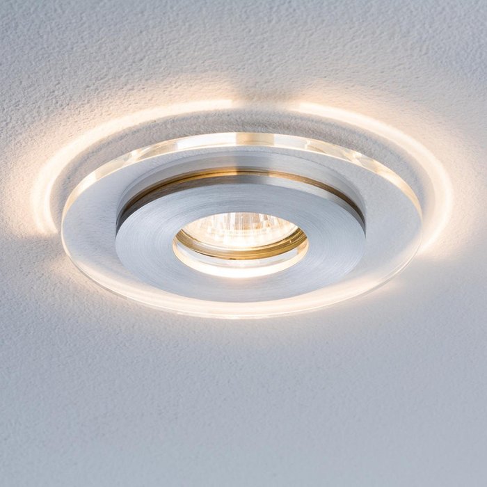 Встраиваемый светильник Premium EBL Single Shell серого цвета - лучшие Встраиваемые споты в INMYROOM