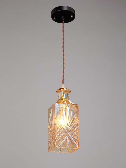 Подвесной светильник с плафоном из стекла - купить Подвесные светильники по цене 3761.0