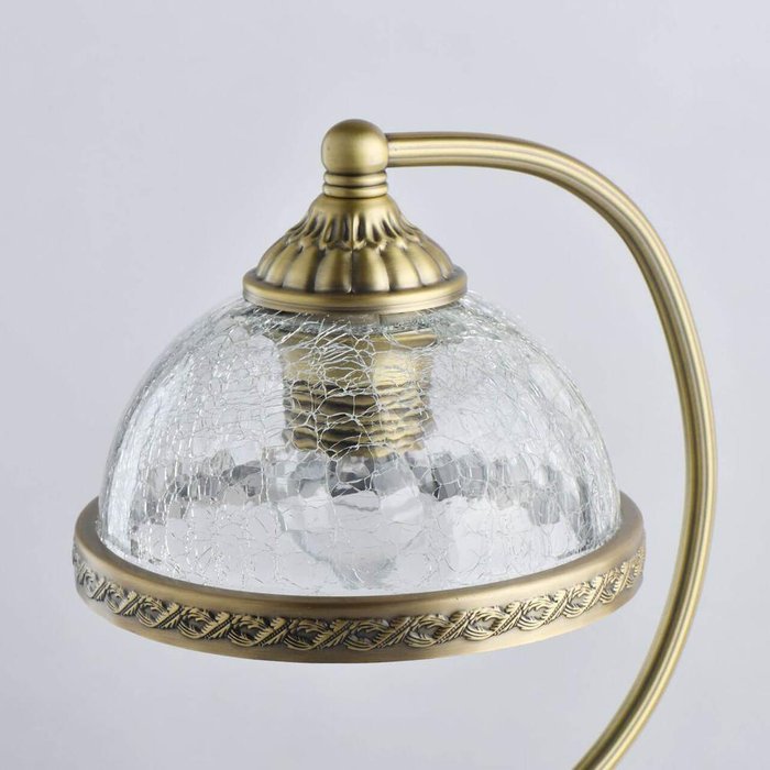 Настольная лампа Аманда с прозрачным плафоном - купить Настольные лампы по цене 10730.0