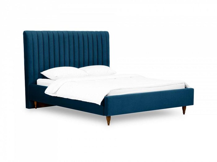 Кровать Dijon 180х200 темно-синего цвета