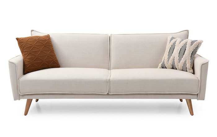 Диван-кровать Isabelle бежевого цвета - купить Прямые диваны по цене 61701.0