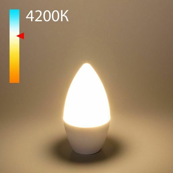 Светодиодная лампа "Свеча" C37 8W 4200K E14 BLE1403 формы свечи - купить Лампочки по цене 210.0