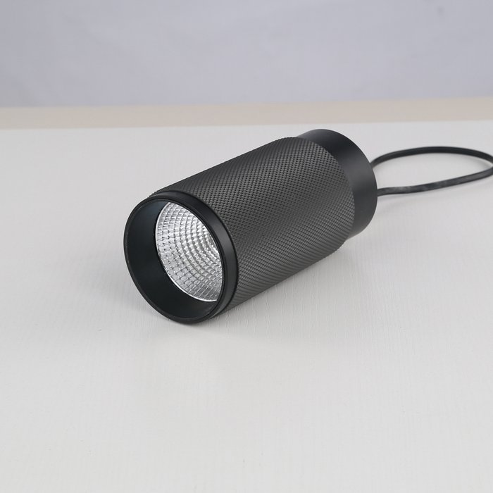 Светильник накладной iLEDEX Delta 1954-10W-3000K-36 BK+GRP - лучшие Накладные споты в INMYROOM