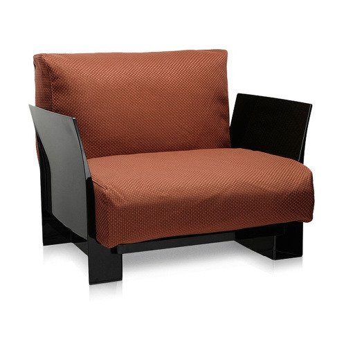 Кресло Pop темно-оранжевого цвета