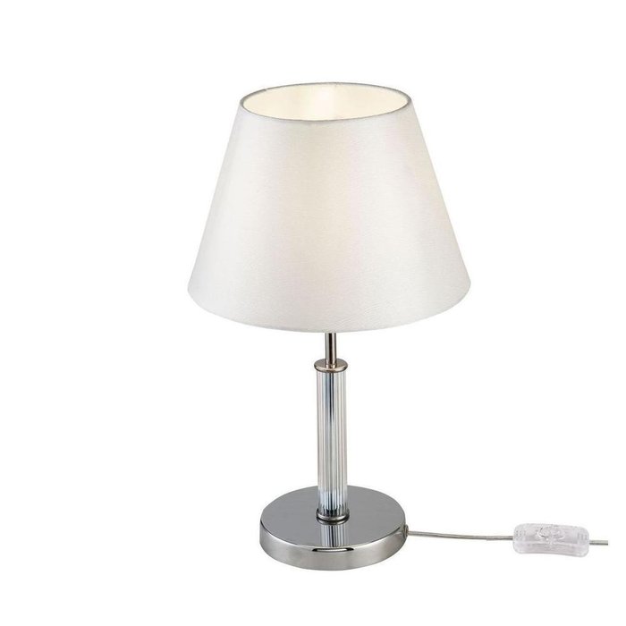 Настольная лампа Clarissa с белым абажуром