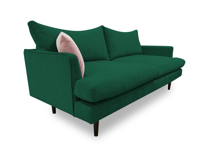 Диван Энди зеленого цвета - купить Прямые диваны по цене 76170.0
