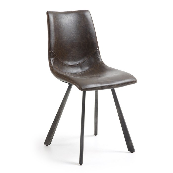 Обеденный стул Julia Grup TRAC темно-коричневого цвета