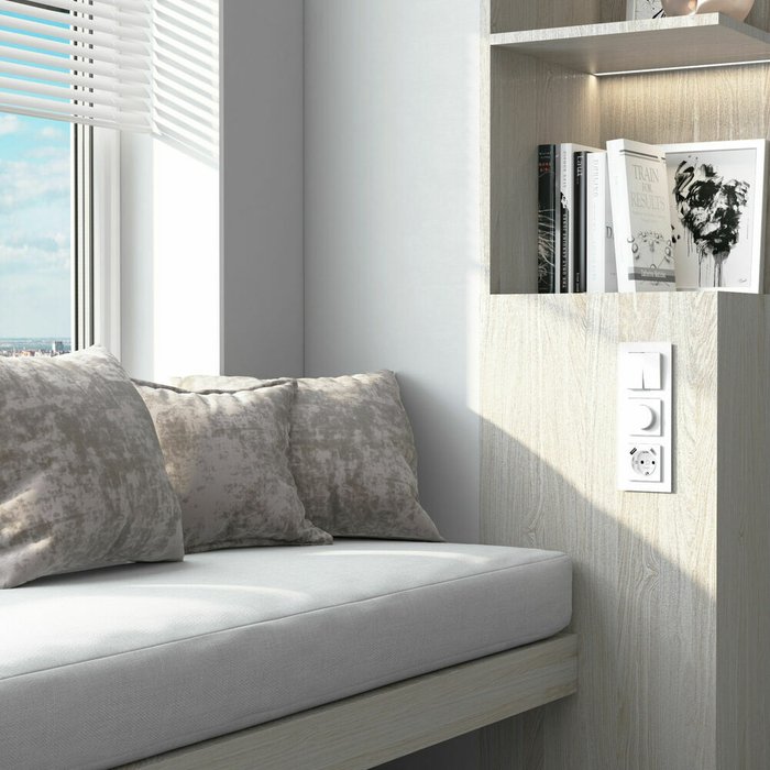 Рамка из стекла на 3 поста Senso белый soft-touch W0033101 - лучшие Розетки в INMYROOM Рамка из стекла на 3 поста Senso белый soft-touch W0033101 - лучшие Розетки в INMYROOM