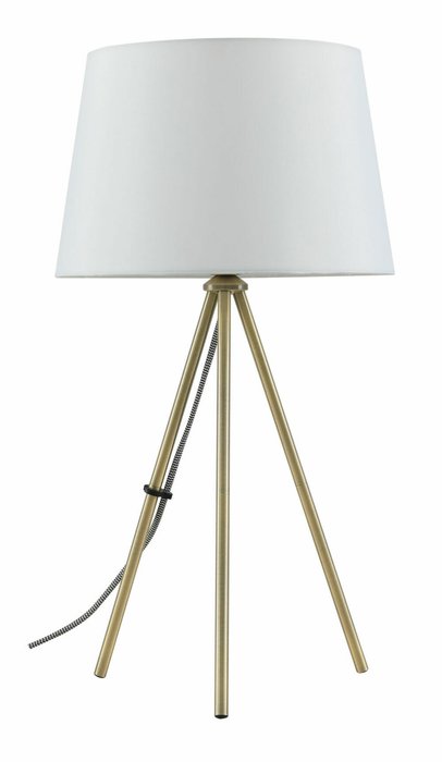 Настольная лампа Sandy с белым абажуром - купить Настольные лампы по цене 5990.0