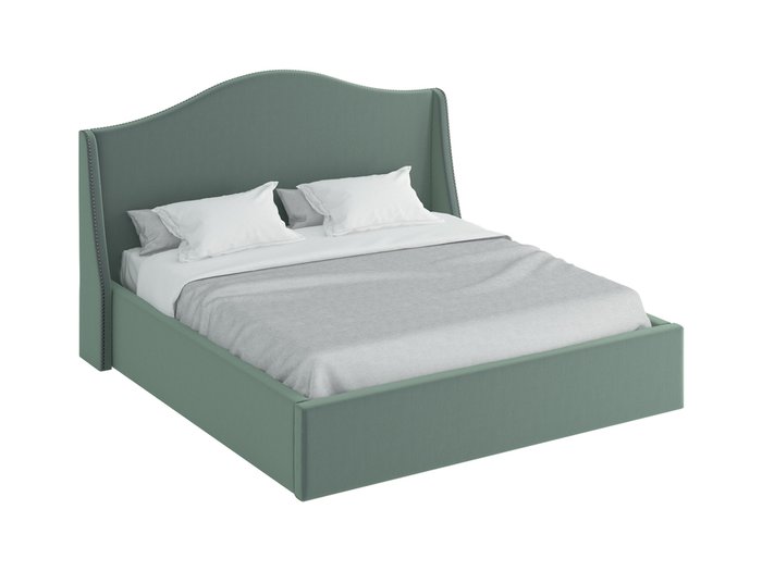 Кровать Soul Lift серо-зеленого цвета 200х200