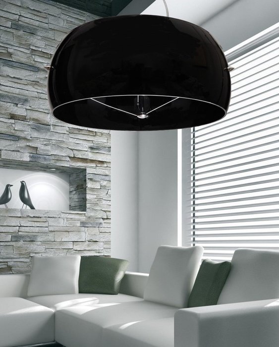 Подвесной светильник Stilio черного цвета - купить Подвесные светильники по цене 11400.0