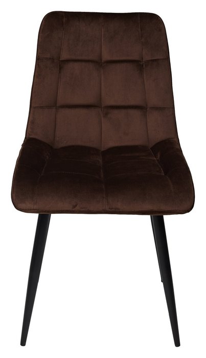 Стул Chic темно-коричневого цвета - купить Обеденные стулья по цене 5670.0