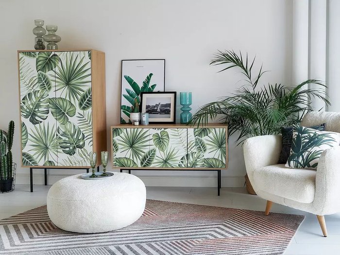 Композиция Boho Color 2 с корпусом черного цвета - лучшие Гостиные гарнитуры в INMYROOM Композиция Boho Color 2 с корпусом черного цвета - лучшие Гостиные гарнитуры в INMYROOM