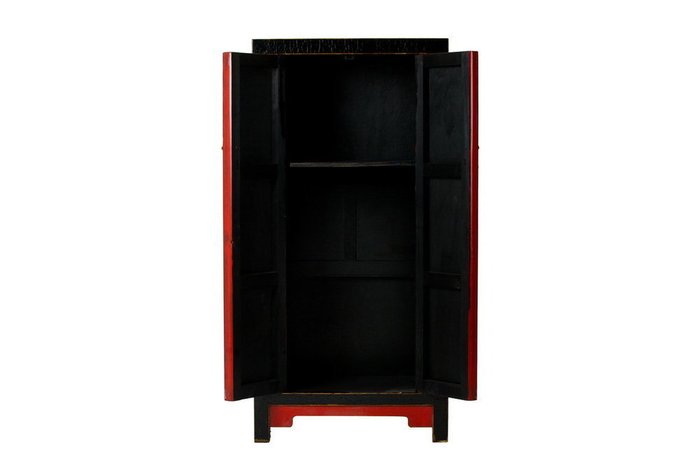 Шкаф красно-черного цвета - купить Шкафы распашные по цене 64500.0