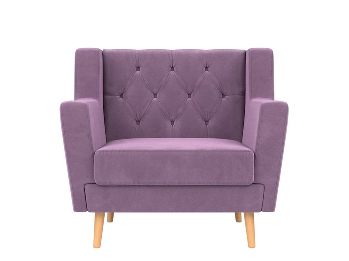 Кресло Брайтон Люкс сиреневого цвета - купить Интерьерные кресла по цене 23999.0