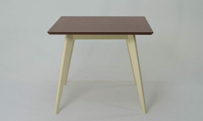 Стол обеденный Сканди S со столешницей цвета орех  - лучшие Обеденные столы в INMYROOM