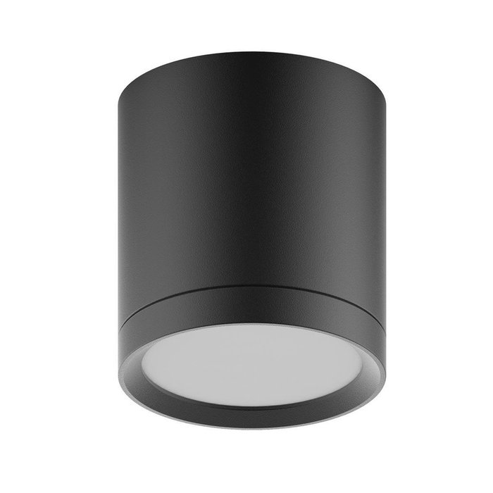 Потолочный светодиодный светильник Overhead черного цвета