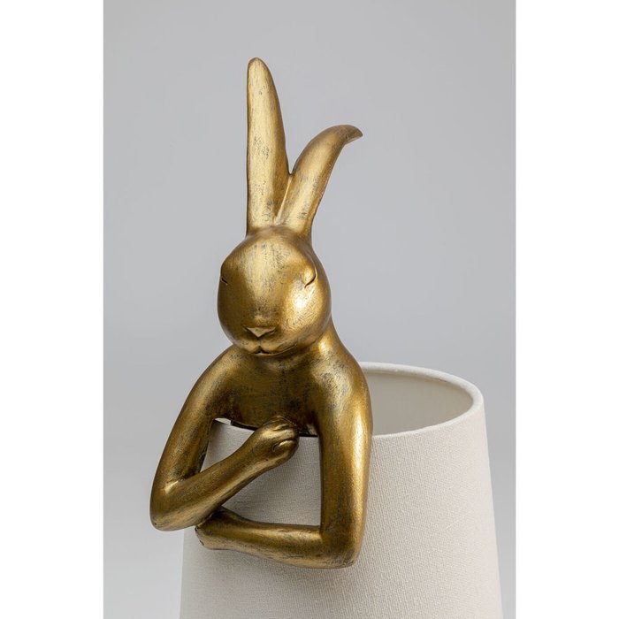 Лампа настольная Rabbit золотого цвета - лучшие Настольные лампы в INMYROOM