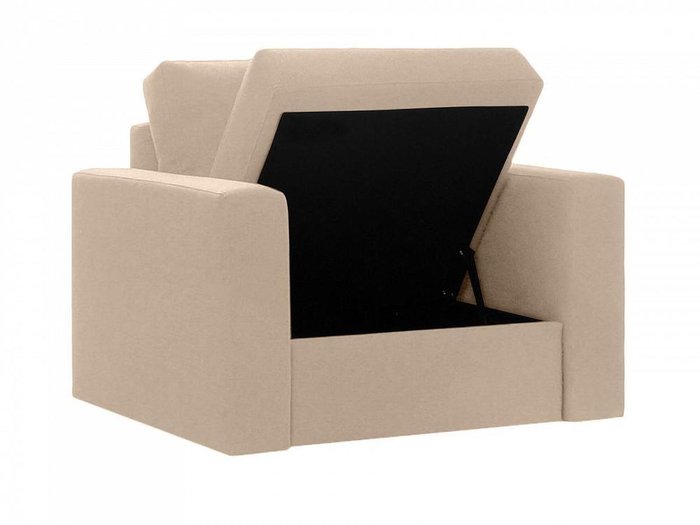 Кресло Peterhof бежевого цвета с ёмкостью для хранения - лучшие Интерьерные кресла в INMYROOM