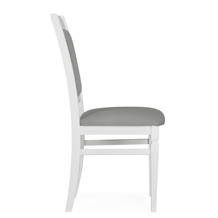 Стул Арнол бело-серого цвета - лучшие Обеденные стулья в INMYROOM