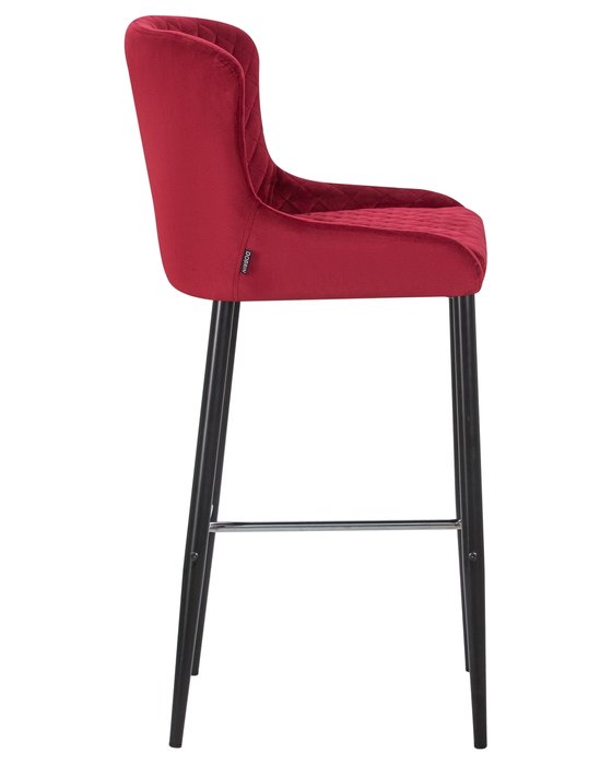 Стул барный Christian бордового цвета - лучшие Барные стулья в INMYROOM
