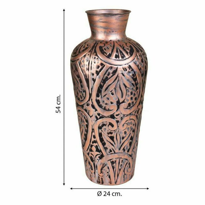 Ваза Бронзовый Железо 24 x 54 x 24 cm - купить Вазы  по цене 14402.0
