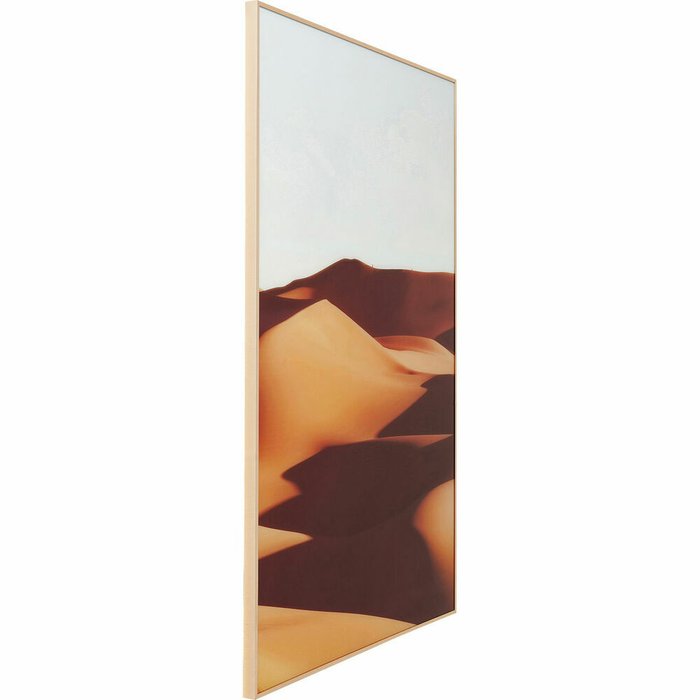 Картина в раме Desert Shadow коричнево-оранжевого цвета - купить Картины по цене 15540.0 Картина в раме Desert Shadow коричнево-оранжевого цвета - купить Картины по цене 15540.0