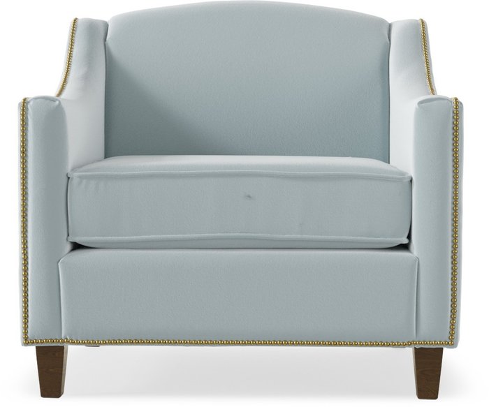 Кресло Рокфорд Pastel Blue светло-голубого цвета - купить Интерьерные кресла по цене 24900.0