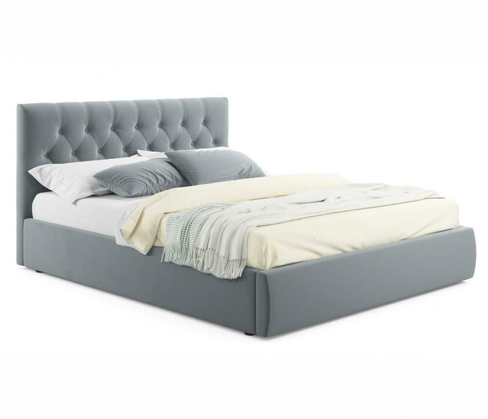 Кровать Verona 180х200 с подъемным механизмом серого цвета Кровать Verona 180х200 с подъемным механизмом серого цвета