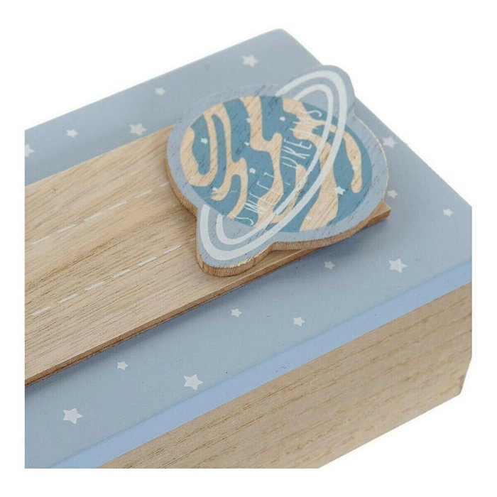 Декоративная коробка Натуральный Алюминий Деревянный MDF 22 x 6 x 9 cm (2 штук) (1 штук) - лучшие Декоративные коробки в INMYROOM